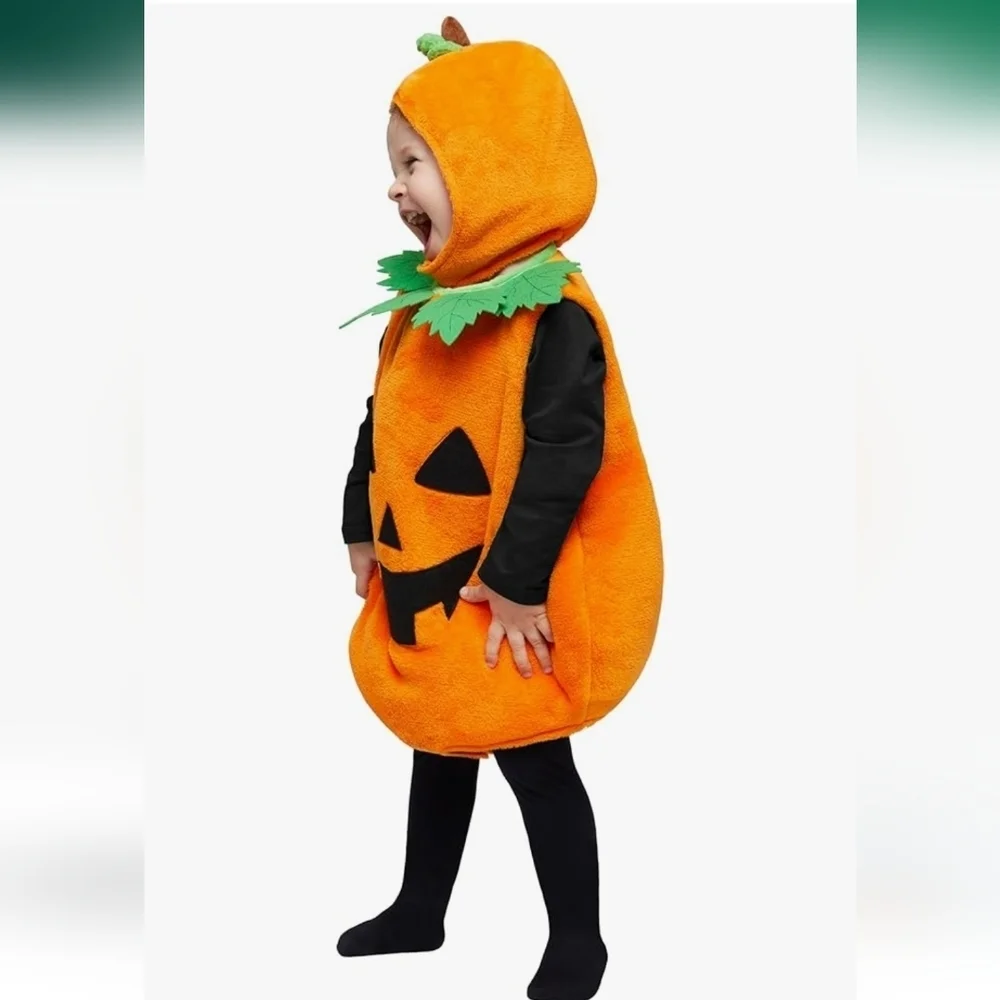 Spooktacular Creations Pumpkin Baby Costume Size 12-18 Months New